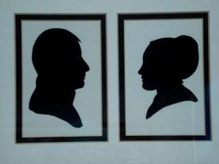 These vintage paper cut silhouettes are in excellent condition.They 