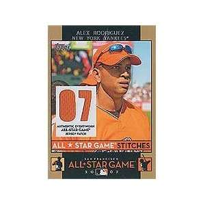 Traded Stitches #AA AR 2007 All Star Game Authentic Festivities Event 