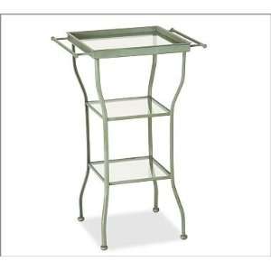  Pottery Barn Painted Metal Accent Table   Large Kitchen 