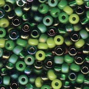  Green Mix Size 8 Miyuki Seed Beads Tube Arts, Crafts 