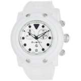 Juicy Couture Womens 1900753 Pedigree White Ceramic Silver Tone Watch 