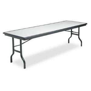   IndestrucTable Resin Rectangular Folding Table: Kitchen & Dining