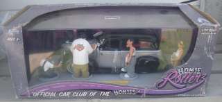   CHEVY DELIVERY SILVER/BLACK HOMIE ROLLERZ SET WITH 4 FIGURINES BY JADA