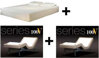ErgoMotion series 100 adjustable bed w remote, 70° HR elevation 