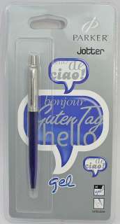 Parker Jotter Ballpoint Pen, Translucent Blue  