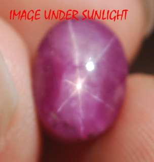 20 Ct NATURAL UNTREATED BEAUTIFUL STAR RUBY {VIDEO}  