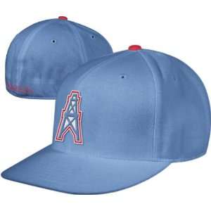  Houston Oilers Mitchell & Ness Throwback Basic Logo Fitted 