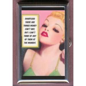  MONEY QUEEN FUNNY RETRO Coin, Mint or Pill Box Made in 