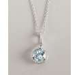 armadani sky blue topaz and white gold diamond pendant necklace
