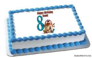 Monsters vs Aliens Birthday Edible Image Cake Topper  