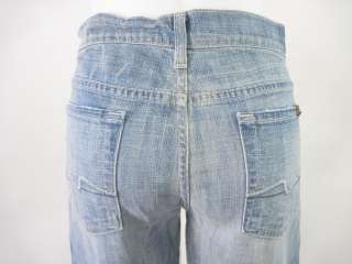 FOR ALL MANKIND Roxy Light Denim Cropped Jeans Sz 29  