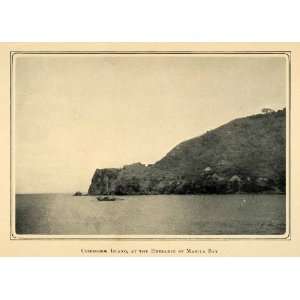  1905 Duotone Print Corregidor Island Manila Bay 