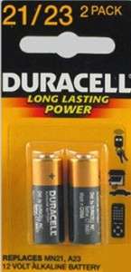 2pack MN21 New Batteries Duracell 23A A23 12Volt 21/23  