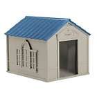   Poly Resin Dog House Home Kennel Crate Blue Indoor & Outdoor NEW