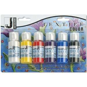  Textile Color Six Pack 1 Ounce (JAC9905): Arts, Crafts 