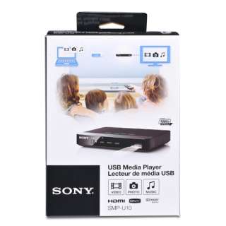 Sony SMP U10 USB Media Player   USB, HDMI, BRAVIA Sync Technology 