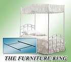 twin canopy bed frame  
