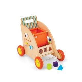  Wooden Animal Farm Cart Ride On Toy With Shape Sorter For 