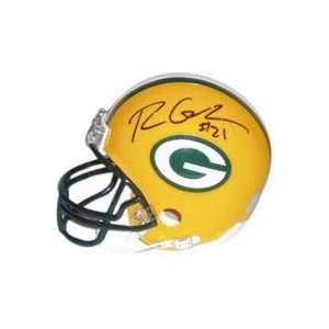  Ryan Grant autographed Football Mini Helmet (Green Bay 