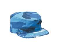 SKY BLUE CAMO ARMY FATIGUE CAPS MILITARY HAT  
