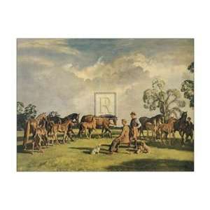   Cliveden   Poster by Sir Alfred J. Munnings (25 x 20): Home & Kitchen