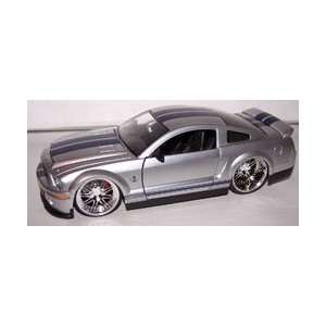   Big Time Muscle 2008 Shelby Gt 500kr in Color Silver Toys & Games