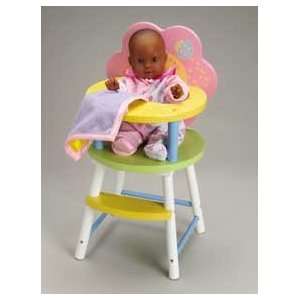  Wooden Doll High Chair: Toys & Games