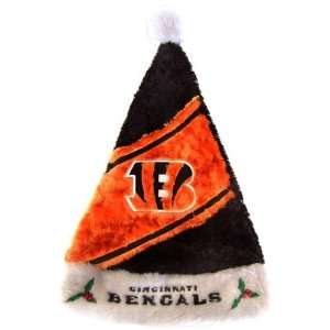   Bengals NFL Colorblock Himo Plush Santa Hat: Sports & Outdoors