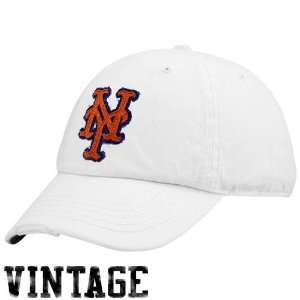   47 New York Mets White Franchise Hoover Fitted Hat