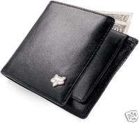 Fox Racing Leather Bifold Wallet Black *NEW*  