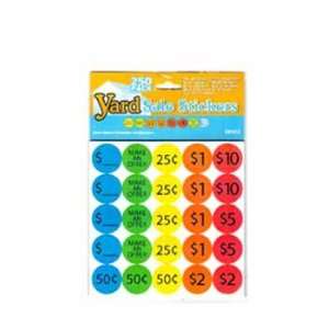  Assorted Yard Sale Stickers Case Pack 96 Electronics