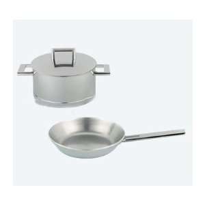 John Pawson 7 Ply Stainless Steel 3 Piece Cookware Set  