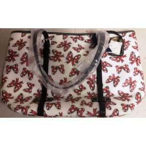  Disney Dooney & Bourke White Red Bow tie Bag: Beauty