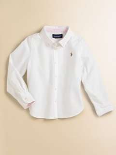   toddler s little girl s solid oxford shirt $ 39 50 1 more colors