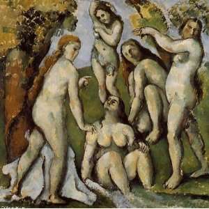  Hand Made Oil Reproduction   Paul Cezanne   32 x 32 inches 