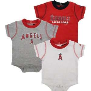 Los Angeles Angels of Anaheim 3 Piece Baby Body suit set:  