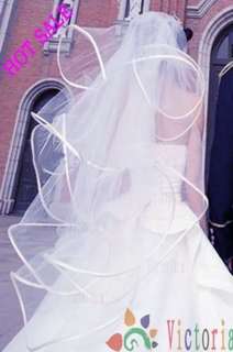 2011 New Elegant 8 Style White/Ivory Mantilla Bridal Wedding Party 