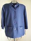 Alfred Dunner Open Front Jacket Top Size 14  