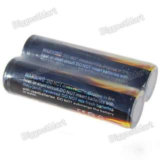 2pcs TrustFire 18650 3.7V True 2400mAh Rechargeable Lithium Batteries 