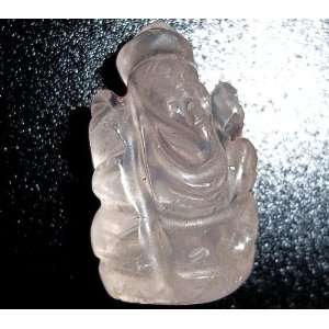  Rose Ganesh Pocket Size Elephant God   Crystal Healing 