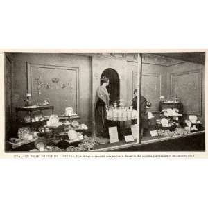  1925 Print Selfridge Display Paris Fair Foire Dishware 