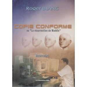  Copie Conforme (French Edition) (9782812700422) Blanc 