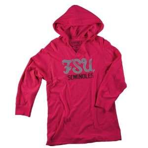 FSU Florida State University Womens 3/4 Sleeve Shirt Top 