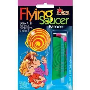  Flying Saucer Balloon Carded: Toys & Games