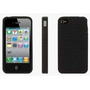  Apple iPhone 4/4S Griffin Black FlexGrip Punch Silicone 