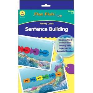  Sentence Building Flat Fish (TM) Activity Cards 