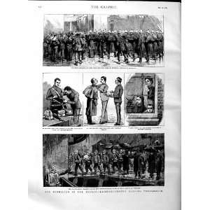   1884 WAR SOUDAN MARINES SHIP POONAH EASTNEY BARRACKS