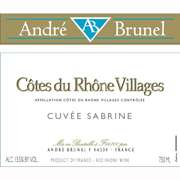 Andre Brunel Cotes du Rhone Villages Cuvee Sabrine 2009 