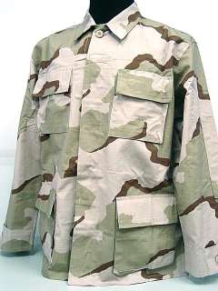 US Airsoft Desert Camo BDU Field Uniform Shirt Pants XL  