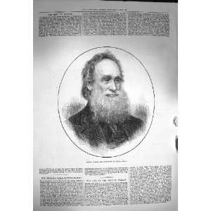  1872 Portrait Robert Moffat Missionary South Africa